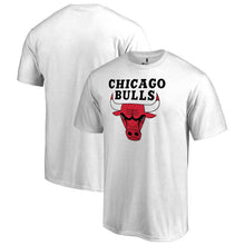 Load image into Gallery viewer, Chicago Bulls Team Primary Logo T-Shirt - White NBA Guys Tee
