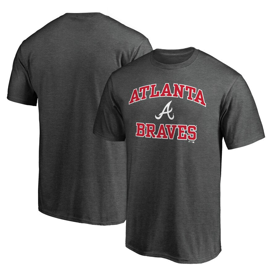 Atlanta Braves Heart & Soul T-Shirt - Charcoal MLB Guys Tee