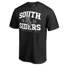 Load image into Gallery viewer, Chicago White Sox South Siders Hometown Collection T-Shirt - Black MLB Guys Tee
