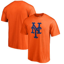 Load image into Gallery viewer, New York Mets Primary Logo T-Shirt - Orange MLB Guys Tee
