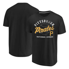 Load image into Gallery viewer, Pittsburgh Pirates Available T-Shirt - Black MLB Guys Tee
