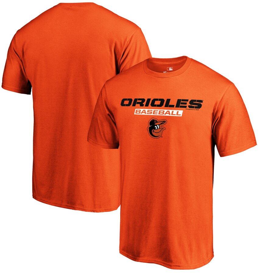 Baltimore Orioles Just Like That T-Shirt - Orange MLB Guys Tee