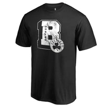 Load image into Gallery viewer, Boston Celtics Letterman T-Shirt - Black NBA Guys Tee
