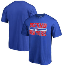 Load image into Gallery viewer, New York Rangers Hometown Collection Defend T-Shirt - Royal NHL Guys Tee
