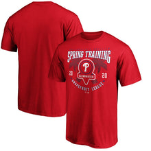 Load image into Gallery viewer, Philadelphia Phillies 2020 Spring Training Pick Off Move T-Shirt – Red MLB Guys Tee
