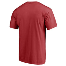 Load image into Gallery viewer, Montreal Canadiens Team Lockup T-Shirt - Red - NHL Guys Tee
