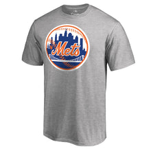 Load image into Gallery viewer, New York Mets Cooperstown Collection Forbes T-Shirt - Ash MLB Guys Tee
