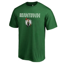 Load image into Gallery viewer, Boston Celtics Hometown Collection Repeating Roster T-Shirt - Green NBA Guys Tee
