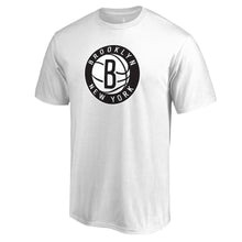 Load image into Gallery viewer, Brooklyn Nets Alternate Logo T-Shirt - White NBA Guys Tee
