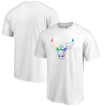 Load image into Gallery viewer, Chicago Bulls Team Pride T-Shirt - White NBA Guys Tee
