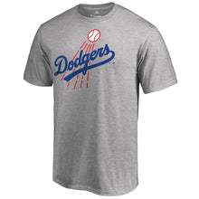 Load image into Gallery viewer, Los Angeles Dodgers Cooperstown Collection Vintage Huntington T-Shirt - Heathered Gray MLB Guys Tee
