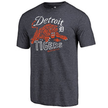 Load image into Gallery viewer, Detroit Tigers Tiger Claw Hometown Tri-Blend T-Shirt - Navy MLB Guys Tee

