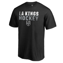 Load image into Gallery viewer, Los Angeles Kings Iconic Collection Fade Out T-Shirt - Black NHL Guys Tee

