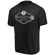 Load image into Gallery viewer, Brooklyn Nets Majestic Appreciate The Journey Showtime Cool Base T-Shirt - Black NBA Guys Tee

