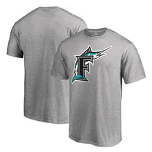 Load image into Gallery viewer, Miami Marlins Cooperstown Collection Forbes T-Shirt - Ash MLB Guys Tee
