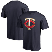 Load image into Gallery viewer, Minnesota Twins Primary Team Logo T-Shirt - Navy MLB Guys Tee
