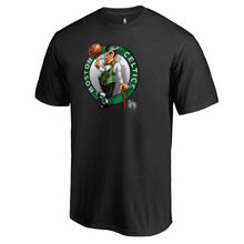 Load image into Gallery viewer, Boston Celtics Midnight Mascot T-Shirt - Black NBA Guys Tee
