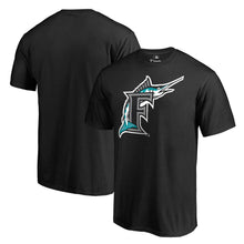 Load image into Gallery viewer, Miami Marlins Cooperstown Collection Forbes T-Shirt - Black MLB Guys Tee
