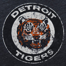 Load image into Gallery viewer, Majestic Threads Detroit Tigers 1961-1993 Cooperstown Logo Tri-Blend T-Shirt - Navy Blue MLB Guys Tee
