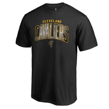 Load image into Gallery viewer, Cleveland Cavaliers Arch Smoke T-Shirt - Black NBA Guys Tee
