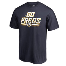 Load image into Gallery viewer, Nashville Predators Nickname Hometown Collection Local T-Shirt - Navy NHL Guys Tee
