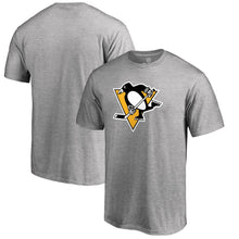 Load image into Gallery viewer, Pittsburgh Penguins Primary Logo T-Shirt - Ash NHL Guys Tee
