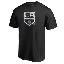 Load image into Gallery viewer, Los Angeles Kings Splatter Logo Big And Tall T-Shirt - Black NHL Guys Tee

