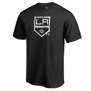 Los Angeles Kings Splatter Logo Big And Tall T-Shirt - Black NHL Guys Tee