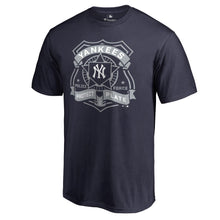 Load image into Gallery viewer, New York Yankees Police Badge T-Shirt - Navy MLB Guys Tee

