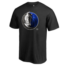 Load image into Gallery viewer, Dallas Mavericks Midnight Mascot T-Shirt - Black NBA Guys Tee
