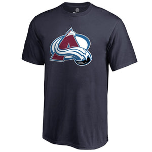 Colorado Avalanche Primary Logo T-Shirt - Navy NHL Guys Tee