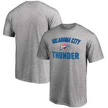 Load image into Gallery viewer, Oklahoma City Thunder Victory Arch T-Shirt - Gray NBA Guys Tee
