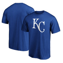 Load image into Gallery viewer, Kansas City Royals Official Logo T-Shirt - Royal MLB Guys Tee
