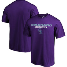 Load image into Gallery viewer, Colorado Rockies Just Like That T-Shirt - Purple MLB Guys Tee
