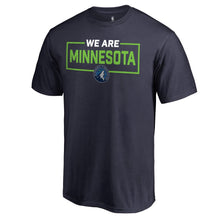 Load image into Gallery viewer, Minnesota Timberwolves We Are Iconic Collection T-Shirt - Navy NBA Guys Tee
