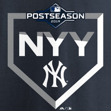 Load image into Gallery viewer, New York Yankees Women&#39;s 2019 Postseason Dugout Authentic V-Neck T-Shirt - Navy MLB Ladies V-Neck
