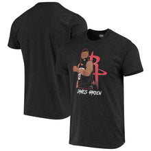 Load image into Gallery viewer, 47 James Harden Houston Rockets Black Player Graphic T-Shirt NBA Guys Tee
