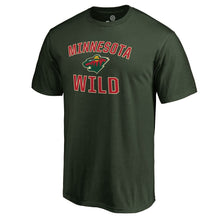 Load image into Gallery viewer, Minnesota Wild Victory Arch T-Shirt - Green NHL Guys Tee
