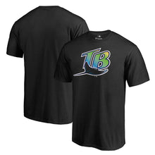 Load image into Gallery viewer, Tampa Bay Rays Cooperstown Collection Forbes T-Shirt - Black MLB Guys Tee
