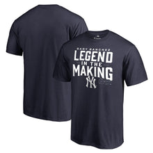 Load image into Gallery viewer, Gary Sanchez New York Yankees Legend In The Making T-Shirt - Navy MLB Guys Tee
