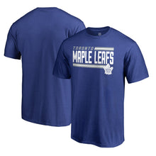 Load image into Gallery viewer, Toronto Maple Leafs Iconic Collection On Side Stripe T-Shirt - Royal NHL Guys Tee
