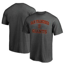 Load image into Gallery viewer, San Francisco Giants Heart &amp; Soul T-Shirt - Charcoal MLB Guys Tee

