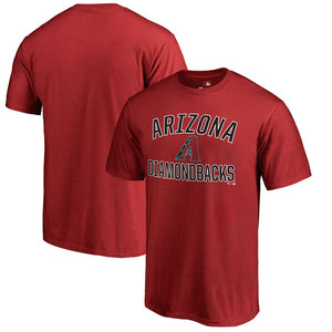 Arizona Diamondbacks Victory Arch T-Shirt - Red MLB Guys Tee