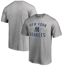 Load image into Gallery viewer, New York Yankees Victory Arch T-Shirt - Heather Gray MLB Guys Tee
