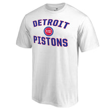 Load image into Gallery viewer, Detroit Pistons Big &amp; Tall Victory Arch T-Shirt - White NBA Guys Tee
