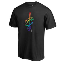 Load image into Gallery viewer, Cleveland Cavaliers Team Pride T-Shirt - Black NBA Guys Tee
