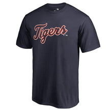 Load image into Gallery viewer, Detroit Tigers Team Wordmark T-Shirt - Navy MLB Guys Tee
