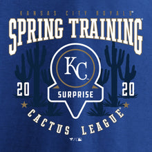 Load image into Gallery viewer, Kansas City Royals 2020 Spring Training Pick Off Move T-Shirt – Royal MLB Guys Tee

