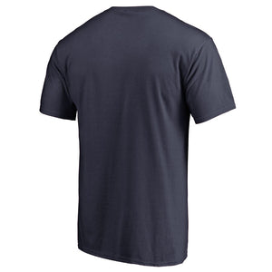 Colorado Avalanche Team Lockup T-Shirt - Navy NHL Guys Tee