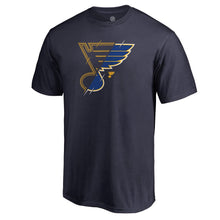 Load image into Gallery viewer, St. Louis Blues X-Ray T-Shirt - Navy NHL Guys Tee

